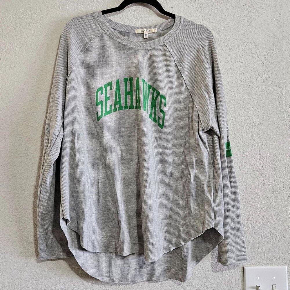 Seattle Seahawks Junk Food Waffle Knit Long Sleeve